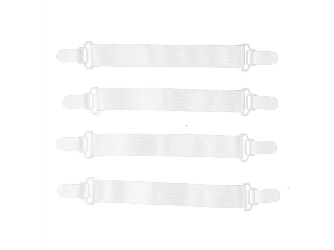 4 clavos de fijación para láminas con correas elásticas ajustables