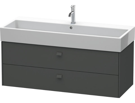 Mueble DURAVIT Brioso bajo encimera 118,4 x 45,9 cm 2 cajones con sifón y delantal para lavabo Vero Air 235012