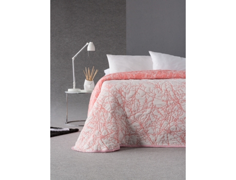 Colcha ESTORALIS Coral 190 x 270 cm