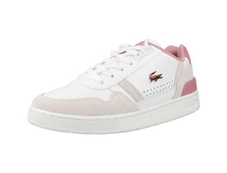 Zapatos de Mujer LACOSTE Contrasted Collar Tecido Blanco (40)