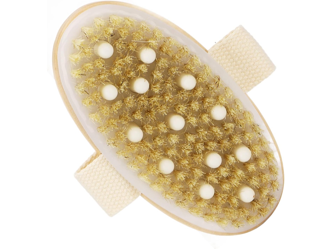 Cepillo corporal SFUSHOS para cepillado en seco, exfoliación y drenaje.