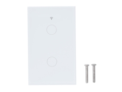 Interruptor de pared de 2 bandas con control remoto por voz de EE. UU.