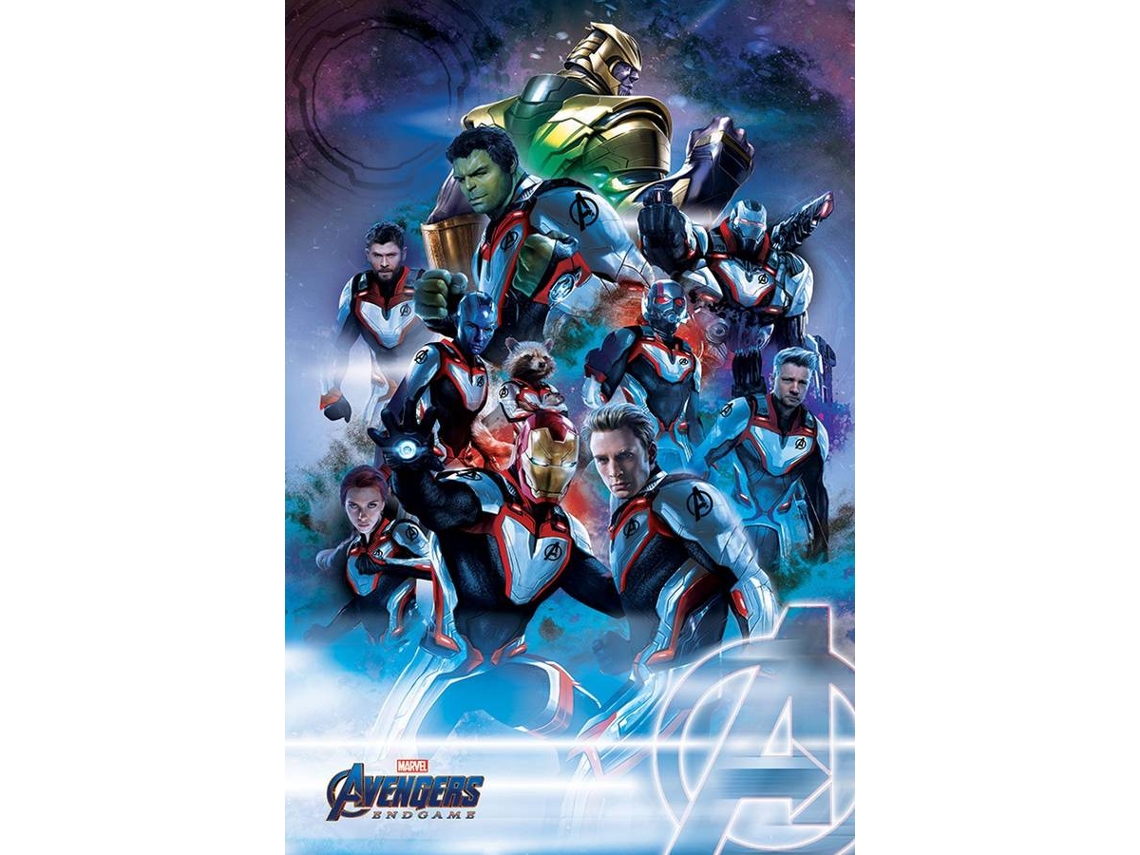 Póster GALERIA Avengers Endgame Quantum Realm Trajes (61x91.5 cm)