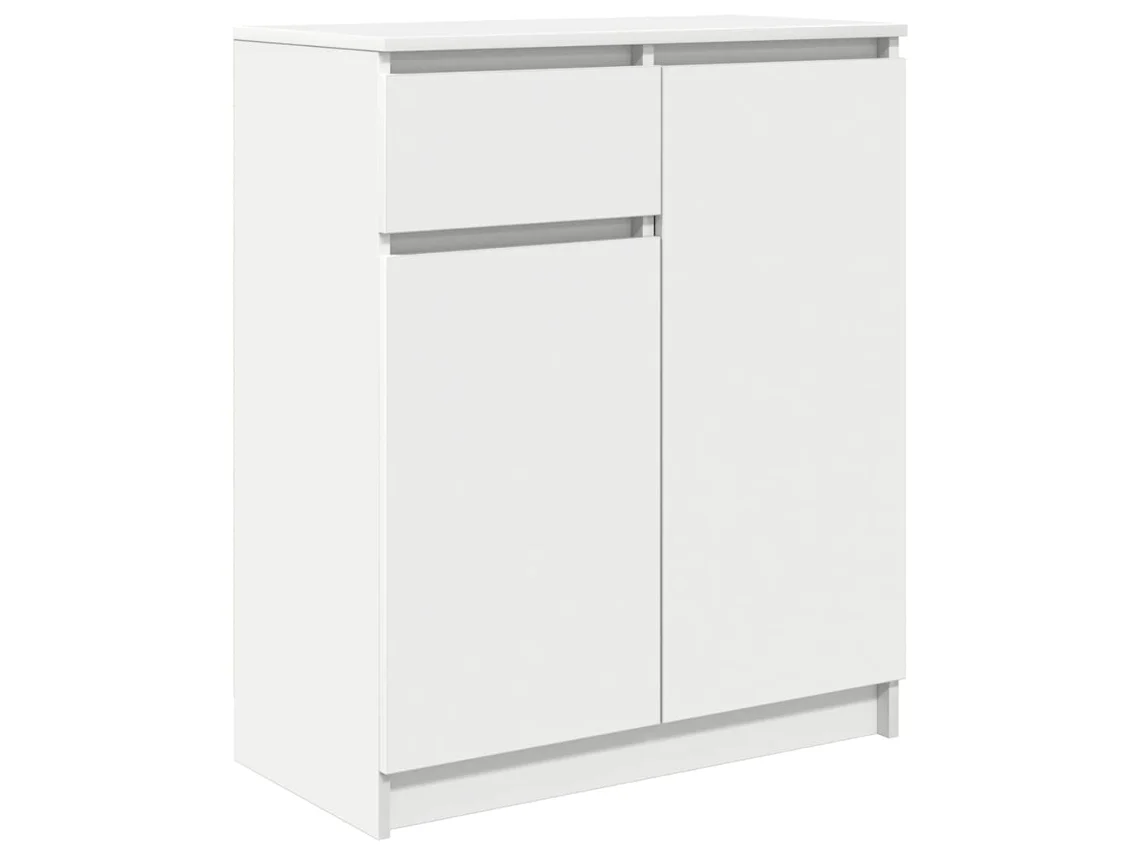 Maison Exclusive - Aparador Con Cajón Blanco 71x35x84 Cm Madera De Ingeniería