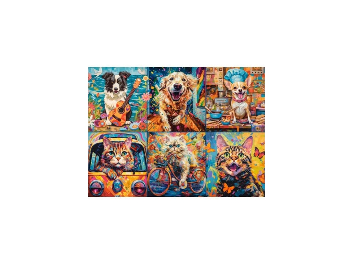 Castorland - Puzzle "Elige tu mascota", 2000 piezas, gatos