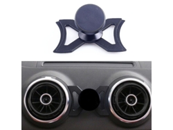 Soporte Magnético Para Ventilador De Coche Para A3 S3, Aluminio, Rotación De 360 Grados, Negro.