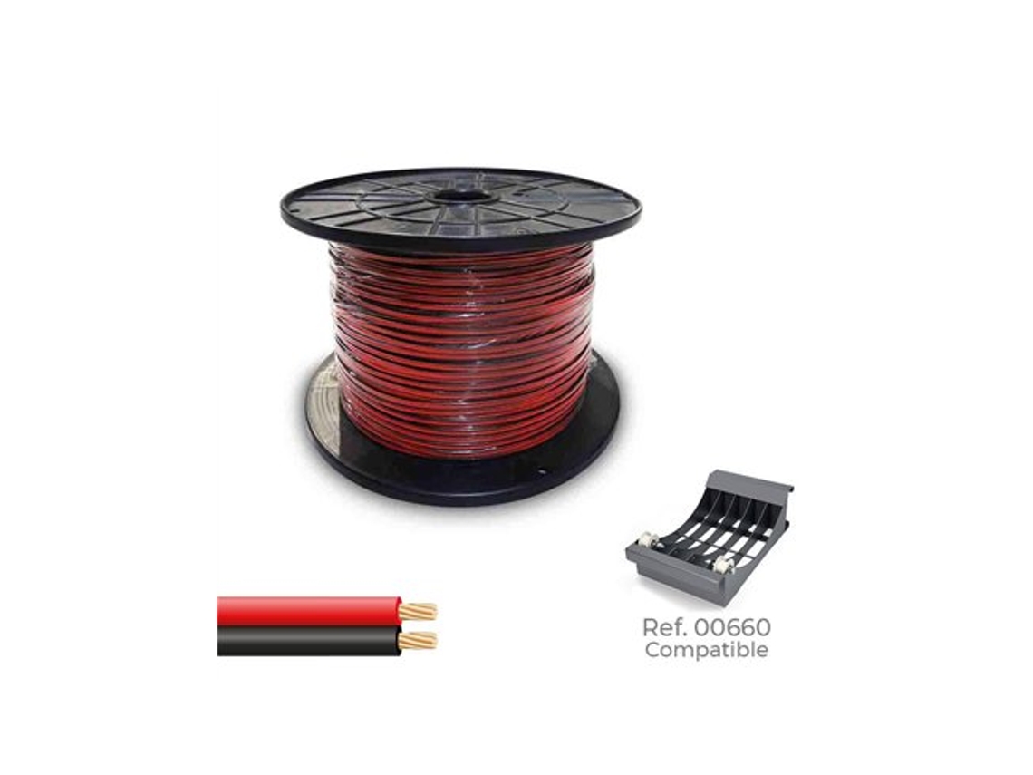 Sediles Cable Paralelo 48v 2x1,50mm² Color Rojo Y Negro 300m (bobina De Ø26x15cm)