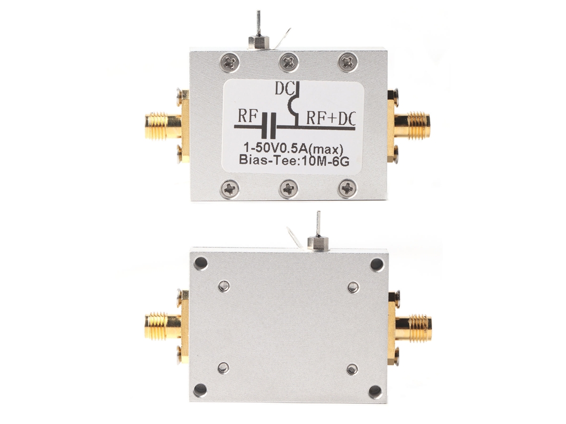 Pieza Bias Tee De Banda Ancha De 10mhz-6ghz Radiofrecuencia Microondas Coaxial