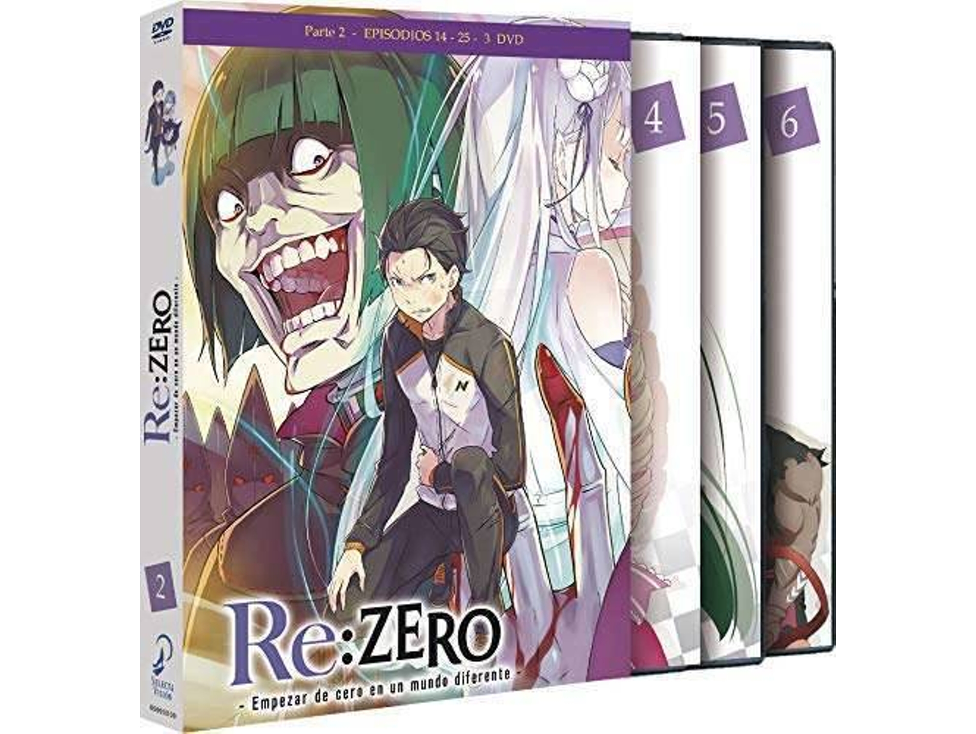 DVD Re:Zero Episodios 14 A 25 (Parte 2)