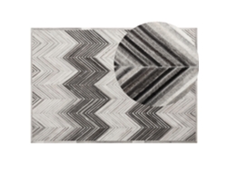 Alfombra de pelo corto BELIANI Aytepe de Piel de vaca Gris 160x230