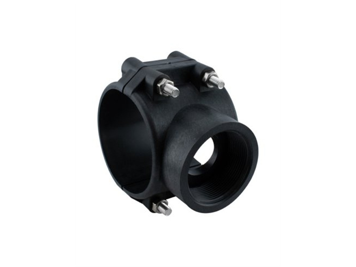 Dado con collar de 4 tornillos de 63 mm y 1 1/4 pulgadas, Abrisa.