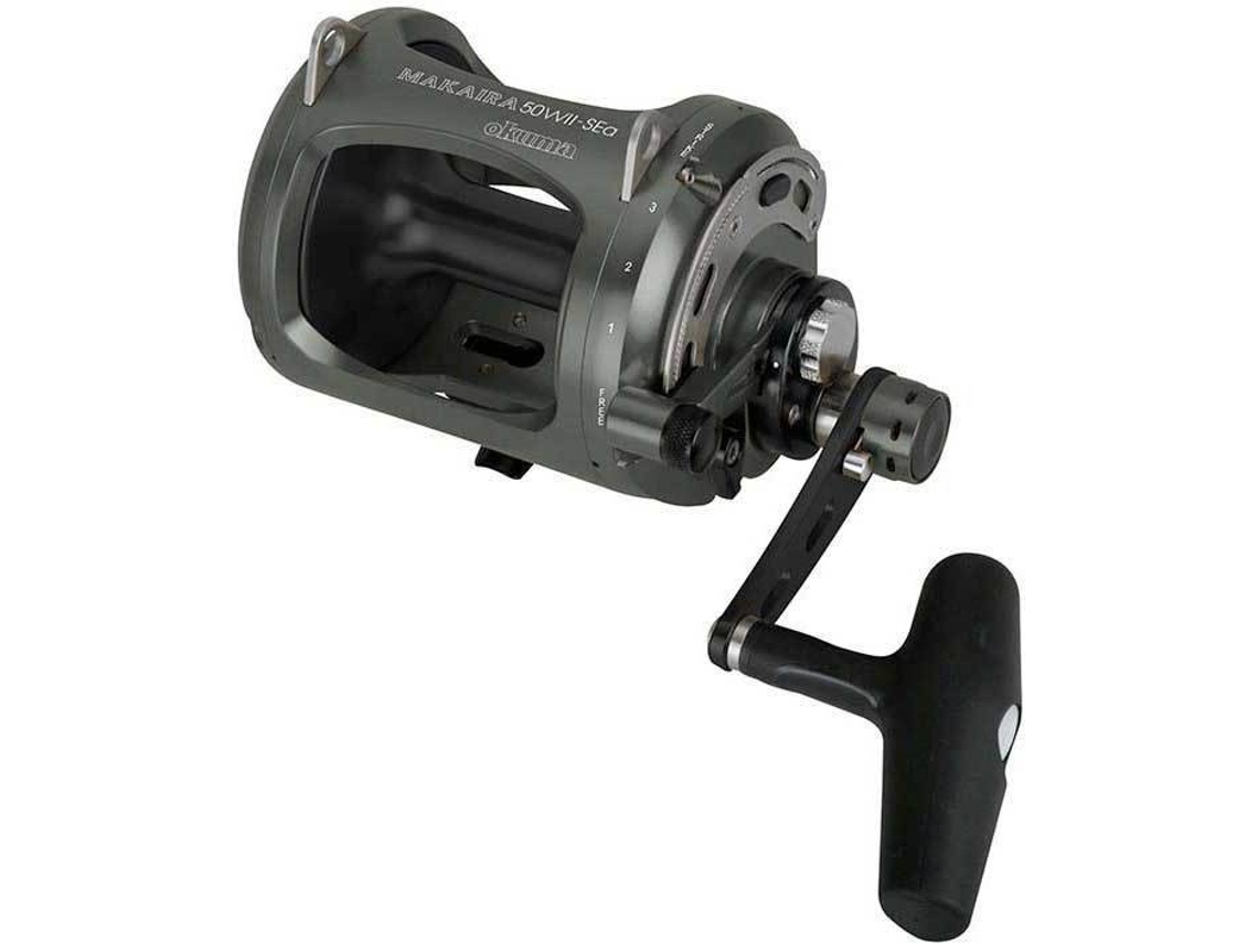 Carrete OKUMA Molinete Trolling Makaira Sea Negro
