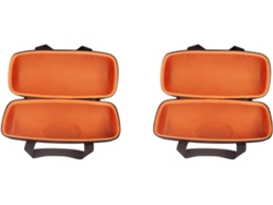 2x Caja De Almacenamiento Xtreme 3 Estuche Protector Xtreme3 Bolsa Para Altavoz Portátil Negro Naranja