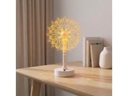 Lámpara De Mesa Y Luz Nocturna Con Forma De Flor, De Acrílico. Estilo E Czhhmart