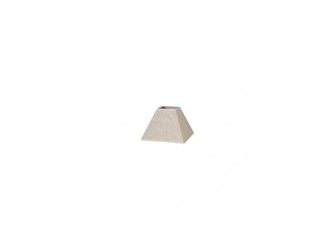 Pantalla Piramide Tenorio E27 Lino beige 15dx8dx11h