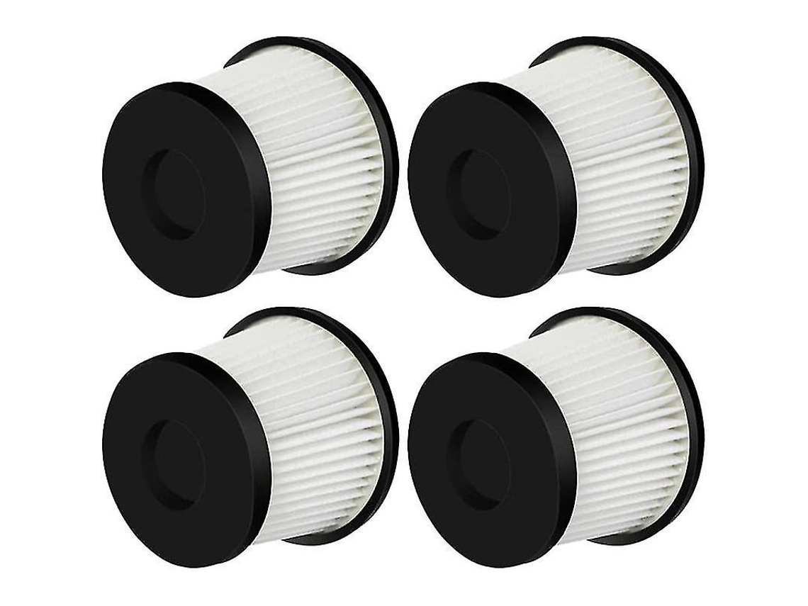 Paquete de 4 filtros de repuesto para aspiradoras inalámbricas Whirlpool.