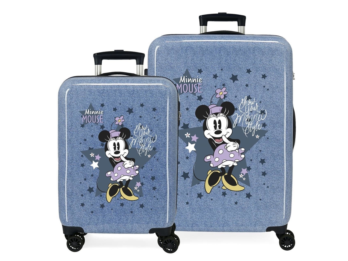 Conjunto de Maletas MINNIE (55/68 - ABS - Azul)