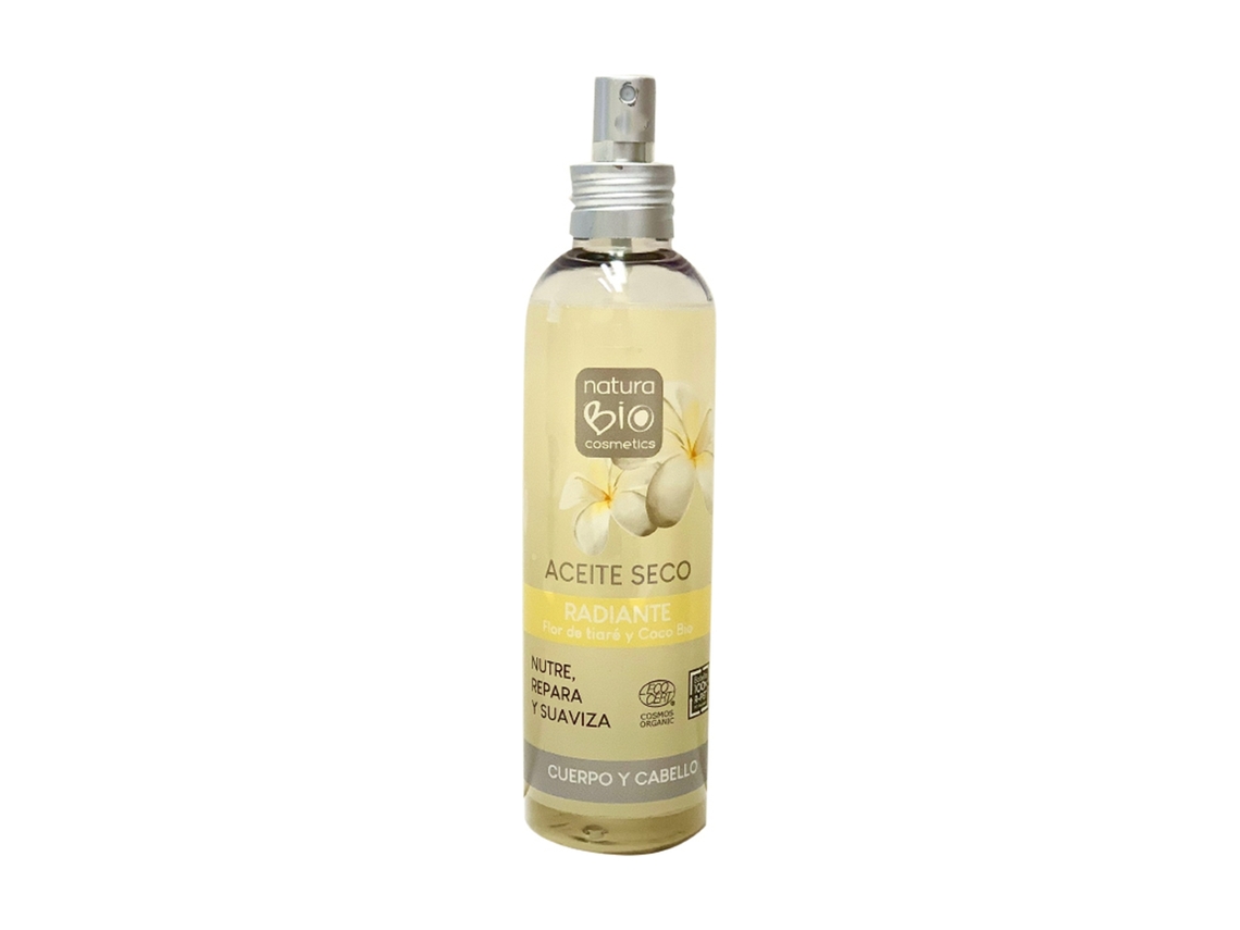 Aceite Corporal NATURABIO COSMETICS Aceite Seco Radiante (200 ml)