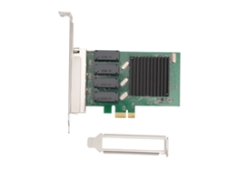 Tarjeta De Red Gigabit De Cuatro Puertos Para Servidor Pcie, De Alta Velocidad Y Estable, 10/100/1000 Mbps, Autonegociación