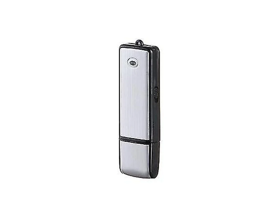 Mini grabadora de voz espía USB de 16 GB, dictáfono de bolsillo con audio digital, compatible con Mac/Windows Yizhood (negro)