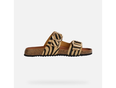 Sandalias GEOX New Brionia B Horses Piel Beige (41)