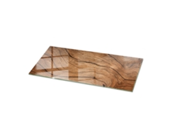 Cristal Para Mesa Rectangular Espelharte (125x50 Cm - Patrón De Madera Natural - Marrón)