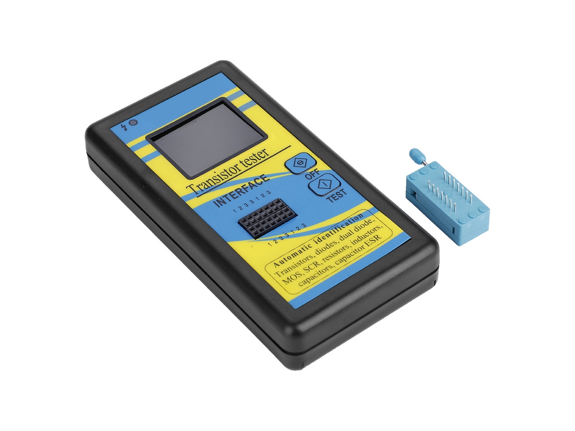 Probador De Transistores Multifuncional M328 De 0,1 Ω A 50 Mω Con Pantalla Led Para Capacitancia De Diodos Esr