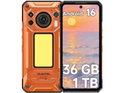 Smartphone Resistente 5g Oukitel Wp500 36 Gb 1 Tb 6.8" Fhd+ 120hz 10000 Mah 108 Mp Nfc Android 16 Naranja