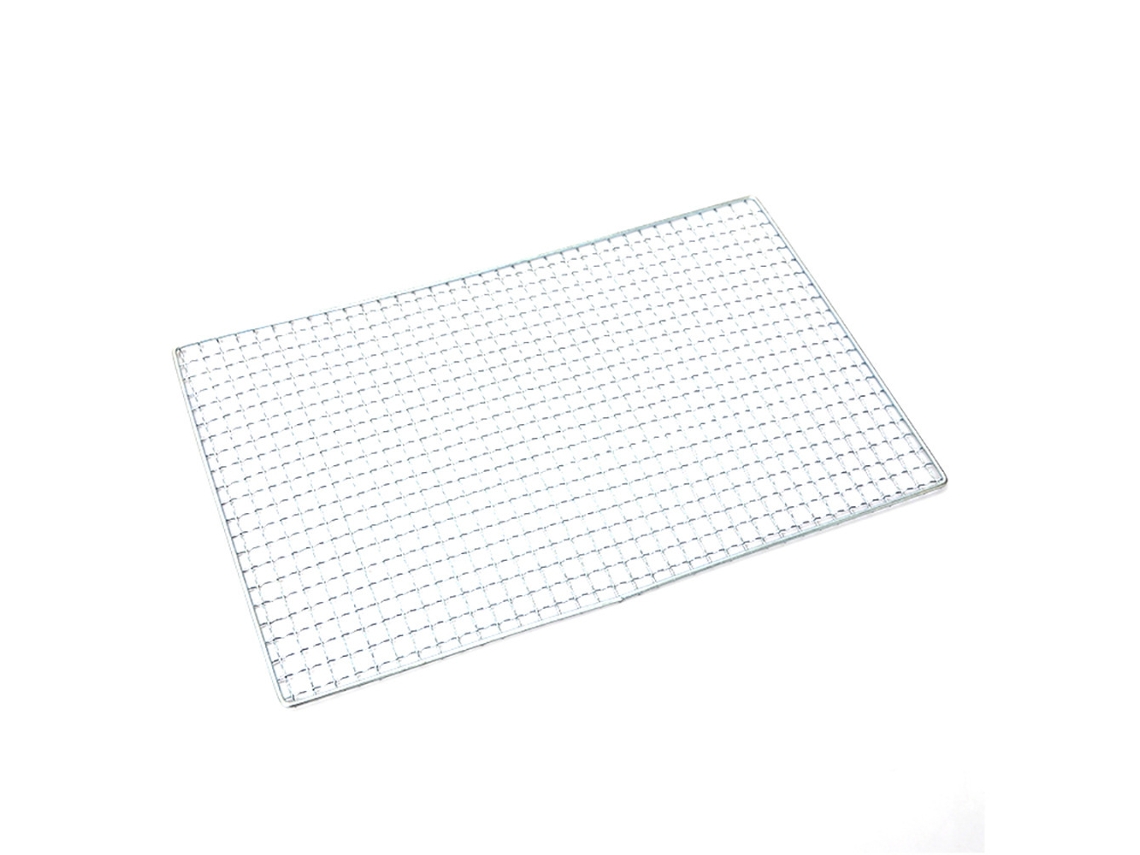 Grelha para Churrasco de 30*45cm para Legumes e Frutos do Mar, Utensílios para Churrasco, Grelha de Ferro Galvanizado MDUG