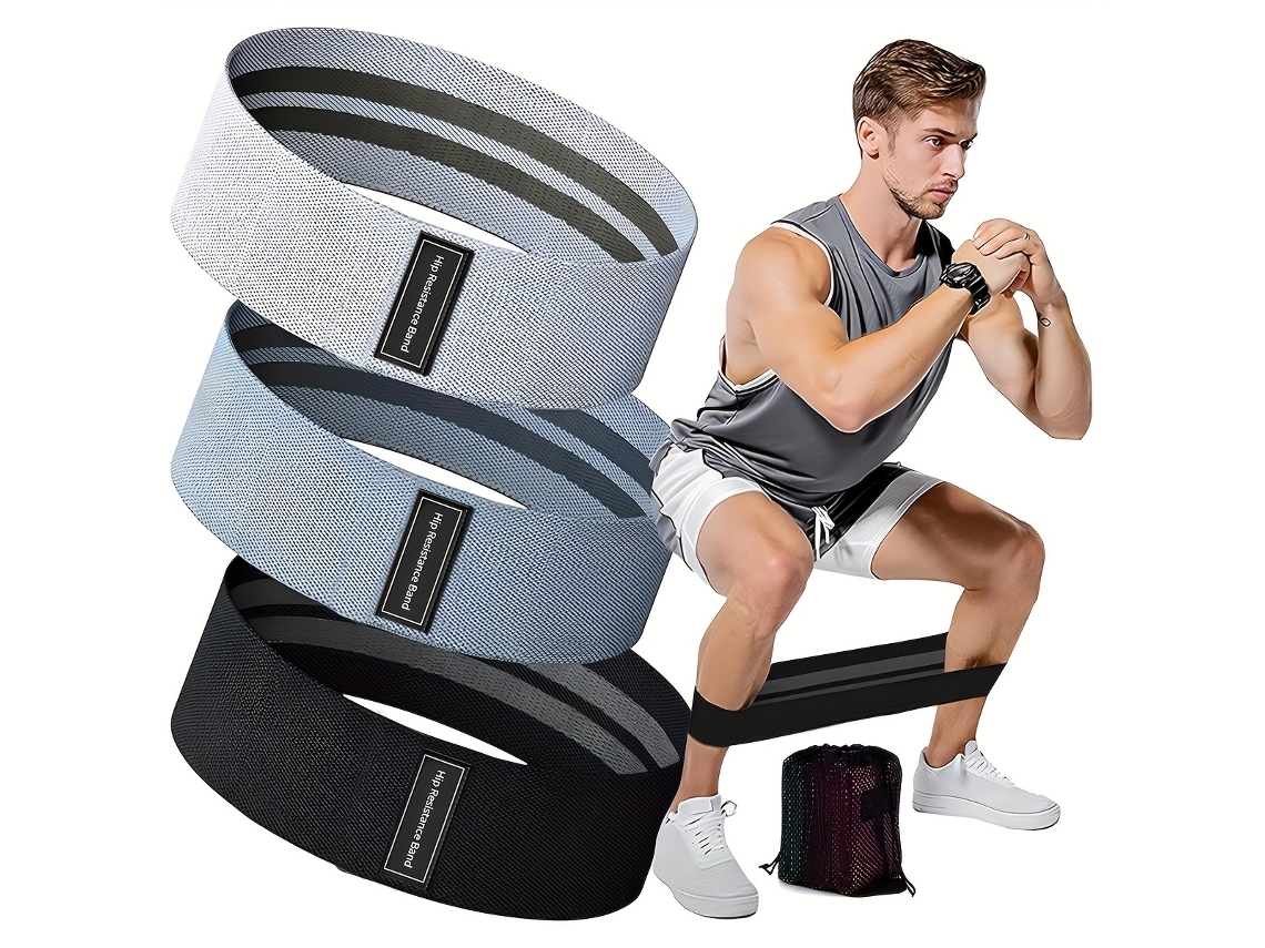 Bandas De Resistencia Para Pilates Y Entrenamiento De Fuerza - Bandas Elásticas Para Piernas Y Glúteos 3 Piezas Siurn
