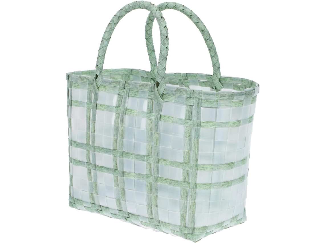 Cesta De Gelatina Artesanal Nuobesty, Tamanho Pequeno, Verde, Plástico Flexível, Embalagem.