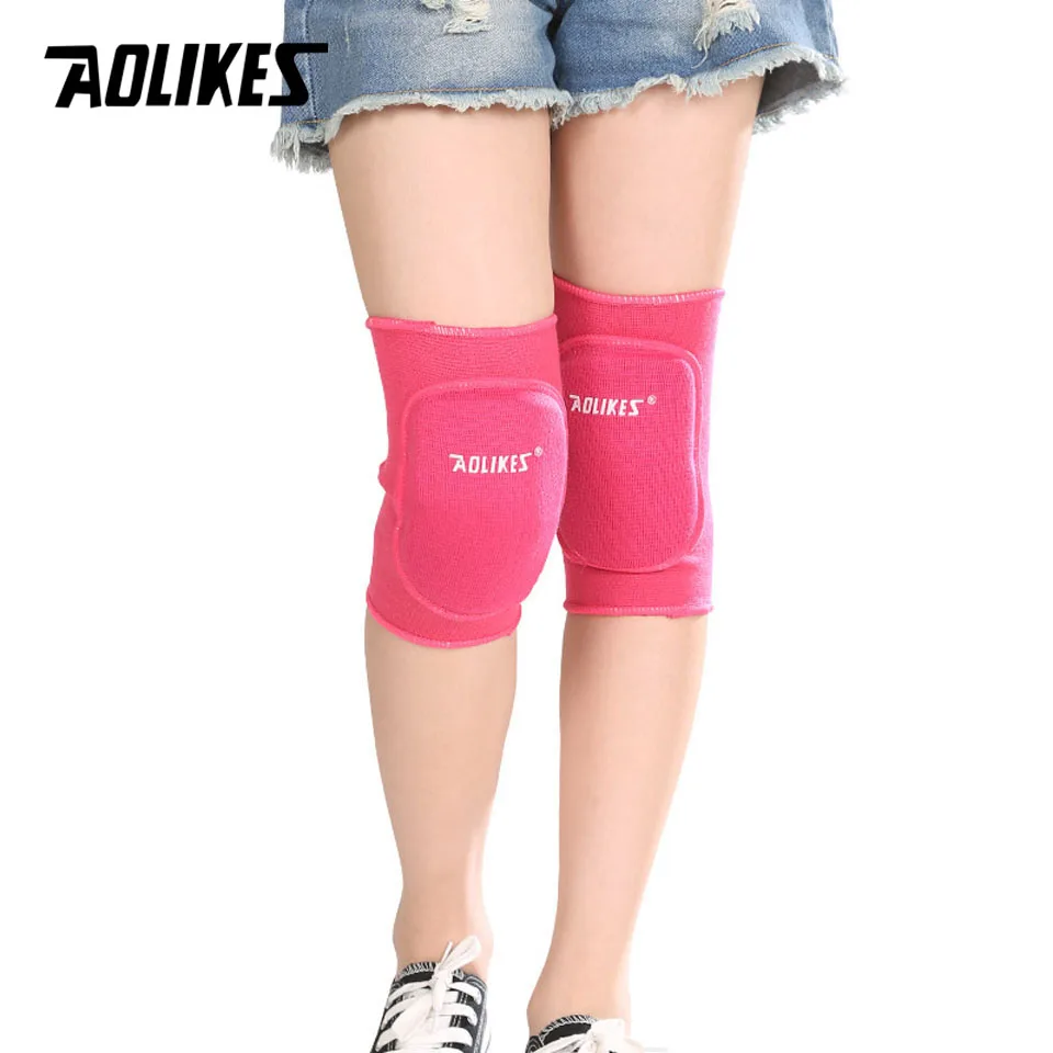 (rojo, Talla M) Rodilleras De Esponja Gruesa Para Niños, Adecuadas Para Deportes Como Danza Y Voleibol.