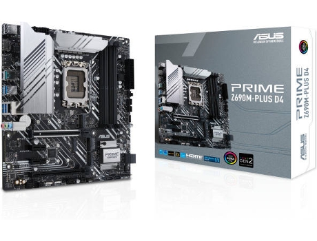 Placa Base ASUS 90MB18Q0-M0EAY0 (Socket LGA 1700 - Intel Z690 - Micro ATX)