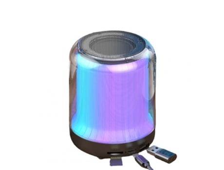 Altavoz Bluetooth A22 Wireless Color Light Compatible Car Home Portable Mini Small Audio Subwoofer Black