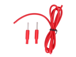 Cabo de Teste Banana 4mm Macho Macho Latão PVC 32A 1000V Kit para Testes Elétricos S/MARCA