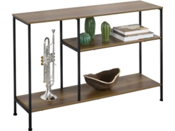 Mesa de Entrada SOBUY (Marrón , Negro - 120x80x30 cm)
