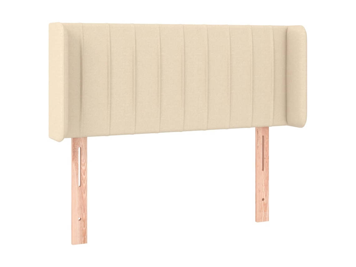Cabecero VIDAXL Crema Tela (83x16x88 cm )