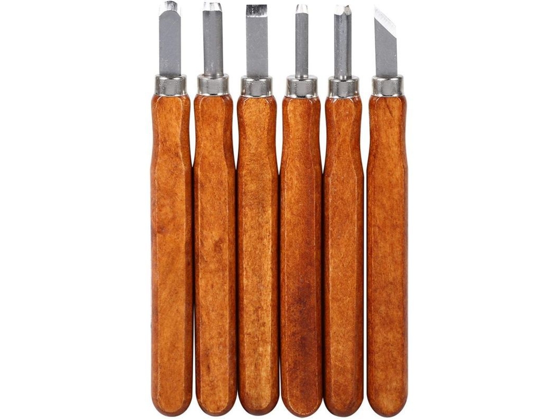 Kit de herramientas para raspar madera, 6 piezas, para principiantes | Sin marca