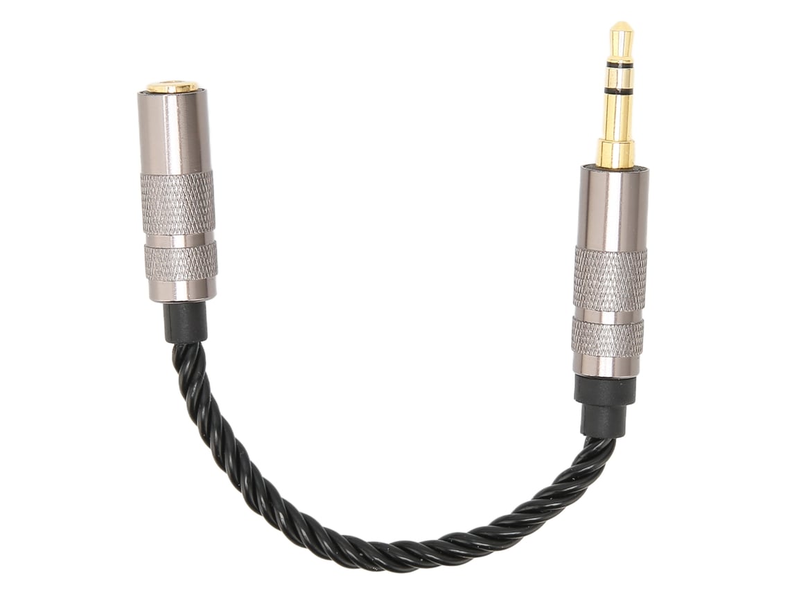 Adaptador De 3,5 Mm Macho A 2,5 Mm Hembra, Cobre Plateado, Cable Convertidor Estéreo Portátil