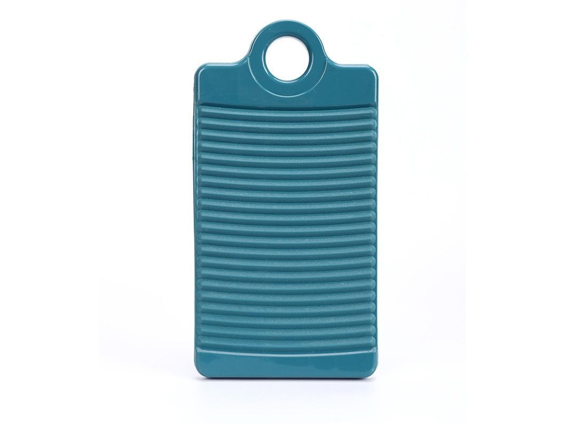 Tabla De Lavar Compacta Con Ranura Antideslizante, Ligera, De Material Pp, Portátil (azul)