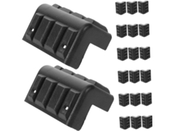 20piezas Protectores Esquinas Plástico Unidades Cubiertas