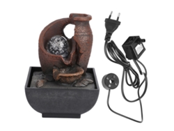 Fuente De Mesa Con Luz Led Para Decoración Del Hogar Y El Patio, Material De Resina, Bola Silenciosa, Enchufe Europeo De 220 V.