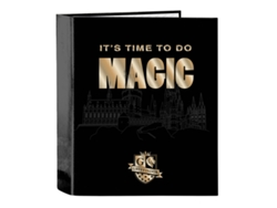 Carpeta de anillas Harry Potter Bravery Negro A4 27 x 33 x 6 cm