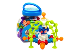 -48 Piezas Bloques De Silicona Con Ventosas Para Construir Juguetes Educativos Diy Regalo Niños