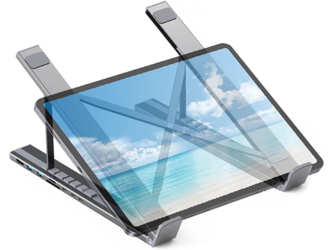 Soporte Para Portátil Con Puertos Usb | Soporte Para Tablet Con Altura Ajustable