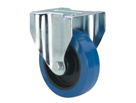Rueda fija 17zv200-pgmr poliamix-goma azul eje rodillos ALEX