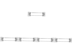 Juego de 5 barras de almacenamiento para RV, accesorio de almacenamiento para baño, barras de tensión para Slowmoose