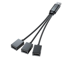 Cable de alimentación USB 3 en 1, cable divisor USB y cable de datos para ventiladores y ratones USB. Nostalgia88