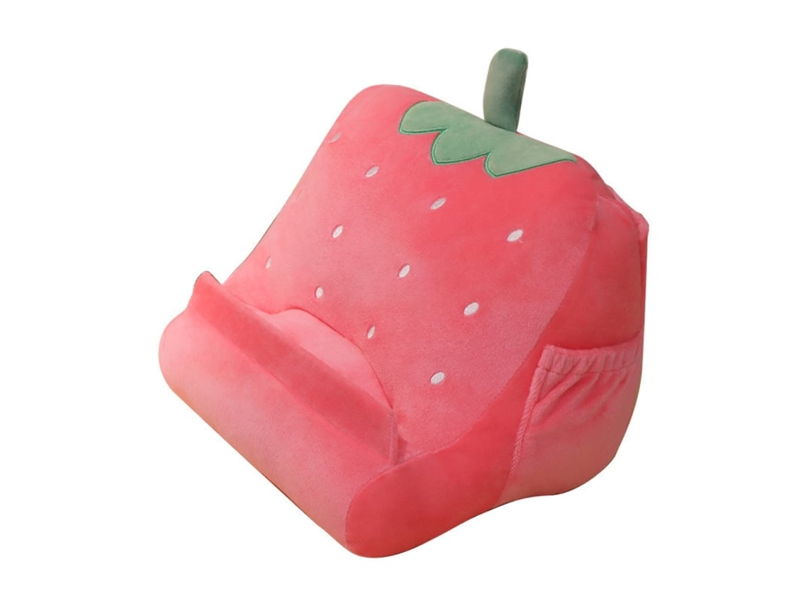 Soporte Para Tablet Con Forma De Fruta, Almohada Portátil Triangular Para Tablet, Almohada Suave De Felpa, Cojín Para