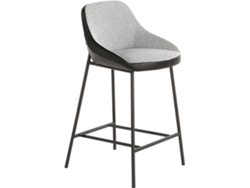 Taburete ANGEL CERDÁ 4100 (Gris, Negro - 51 x 50 x 90 cm)